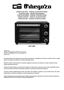 Manual Orbegozo HOT 280 Oven