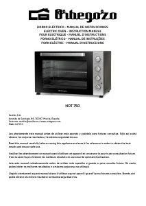 Mode d’emploi Orbegozo HOT 750 Four