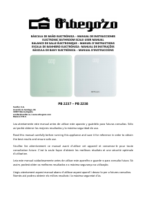 Mode d’emploi Orbegozo PB 2238 Pèse-personne