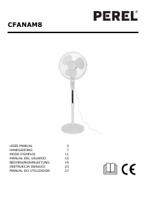 Handleiding Perel CFANAM8 Ventilator
