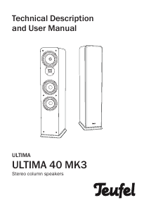 Handleiding Teufel Ultima 40 Mk3 Luidspreker
