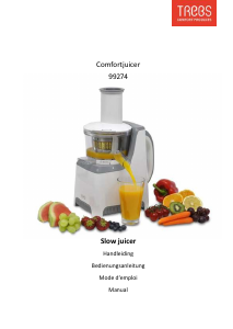 Bruksanvisning Trebs 99274 Comfortjuicer Juicepress