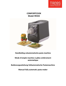 Bedienungsanleitung Trebs 99333 Comfortcook Nudelmaschine