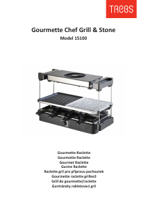 Bedienungsanleitung Trebs 15100 Chef Grill & Stone Raclette-grill