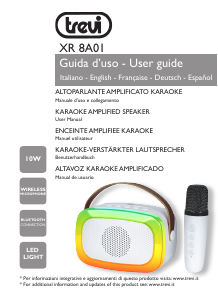 Manual de uso Trevi XR 8A01 Altavoz