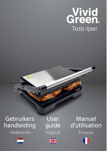 Handleiding Vivid Green VGTA2 Contactgrill
