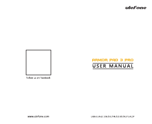 Handleiding Ulefone Armor Pad 3 Pro Tablet