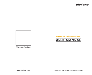 Mode d’emploi Ulefone Armor Pad 4 Ultra Tablette