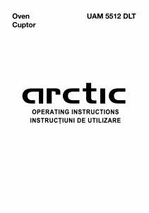 Manual Arctic UAM 5512 DLT Aragaz