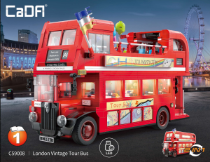 Manual Cada set C59008 Architecture London vintage your bus