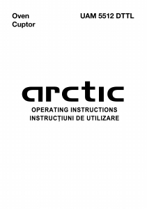 Manual Arctic UAM 5512 DTTL Aragaz