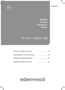 Mode d’emploi Edenwood 991922 Party 250 Haut-parleur