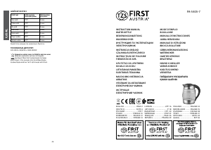 Manual First Austria FA-5405-7 Fierbător