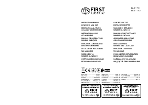 Руководство First Austria FA-5172-2 Холодильник