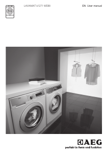 Manual AEG L61271WDBI Washer-Dryer
