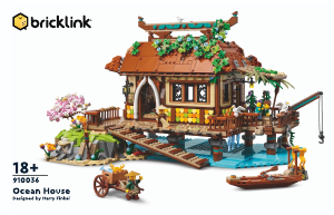Bedienungsanleitung Lego set 910036 BrickLink Designer Program Pfahlbau am Meer