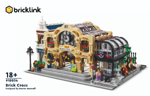 Bedienungsanleitung Lego set 910034 BrickLink Designer Program Bahnhof Steinkreuzingen