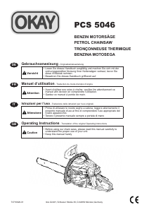 Mode d’emploi OKAY PCS 5046 Tronçonneuse