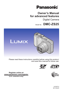 Manual Panasonic DMC-ZS25 Lumix Digital Camera