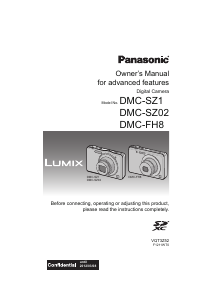 Manual Panasonic DMC-SZ02 Lumix Digital Camera