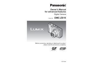 Bruksanvisning Panasonic DMC-ZS10 Lumix Digitalkamera