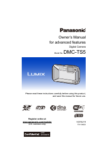 Manual Panasonic DMC-TS5 Lumix Digital Camera
