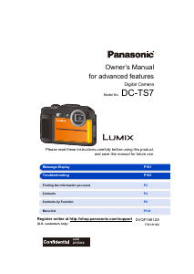 Bruksanvisning Panasonic DC-TS7 Lumix Digitalkamera