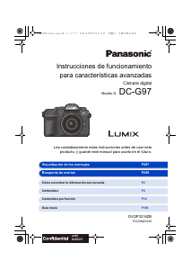 Manual de uso Panasonic DC-G97MK Lumix Cámara digital