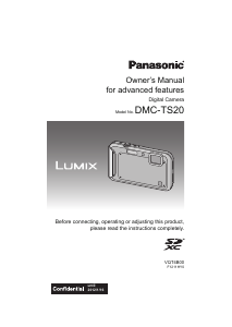 Bruksanvisning Panasonic DMC-TS20 Lumix Digitalkamera