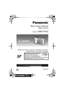 Bruksanvisning Panasonic DMC-FH27 Lumix Digitalkamera