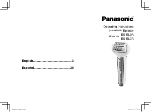 Handleiding Panasonic ES-EL9AS Epilator