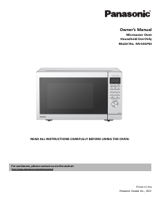 Bruksanvisning Panasonic NN-CD67NS Mikrovågsugn