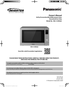 Bruksanvisning Panasonic NN-CV88QSAPH Mikrovågsugn