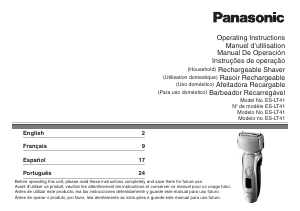 Bruksanvisning Panasonic ES-LT41K Rakapparat