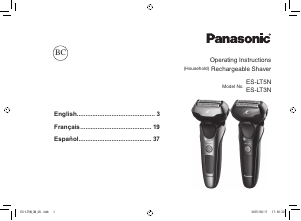 Mode d’emploi Panasonic ES-LT3N Rasoir électrique