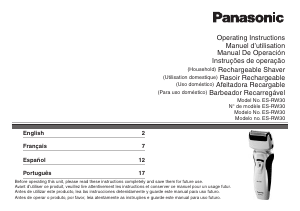 Bruksanvisning Panasonic ES-RW30S Rakapparat
