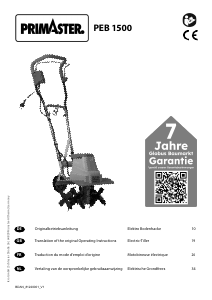 Mode d’emploi Primaster PEB 1500 Cultivateur