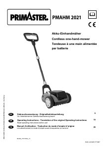 Manual Primaster PMAHM 2021 Lawn Mower
