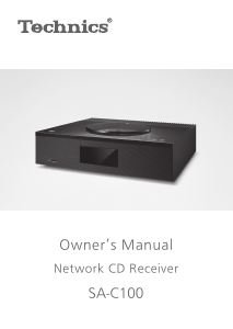 Handleiding Technics SA-C100 CD speler