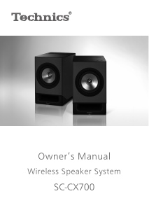 Handleiding Technics SC-CX700 Luidspreker