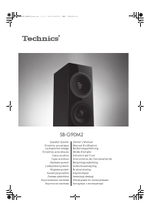 Käyttöohje Technics SB-G90M2 Kaiutin