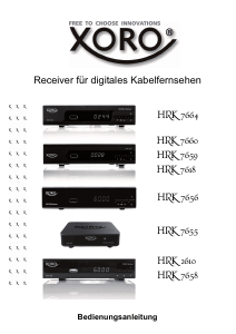 Bedienungsanleitung Xoro HRK 2610 Digital-receiver