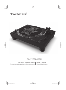 Mode d’emploi Technics SL-1200MK7R Platine