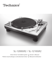 Mode d’emploi Technics SL-1210GR2 Platine