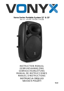 Bedienungsanleitung Vonyx VERVE38 Lautsprecher