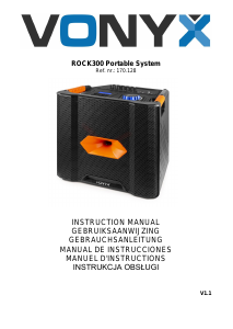 Instrukcja Vonyx ROCK300 Głośnik