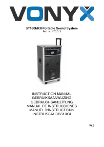 Manual Vonyx ST180MKII Speaker