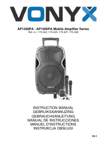 Instrukcja Vonyx AP1200PA Głośnik