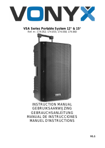 Mode d’emploi Vonyx VSA700 Haut-parleur