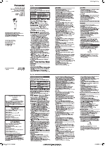 Manual de uso Panasonic ES-WWL6A Afeitadora